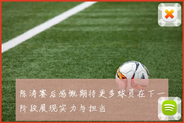 陈涛赛后感慨期待更多球员在下一阶段展现实力与担当